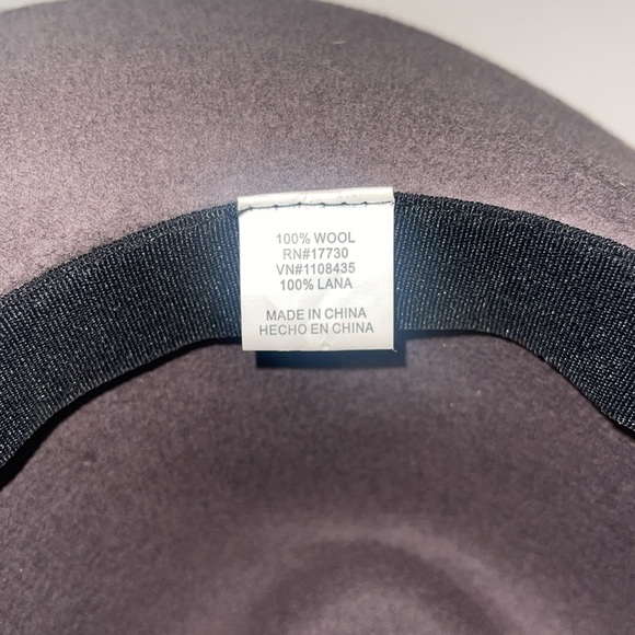 MOSSIMO Women’s EUC Wide Brimmed Wool Hat With Gold-Tone Accent Chain, One Size. - Picture 6 of 12